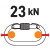 Max dozvoljena sila 23kN