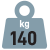 Nosivost 140 kg
