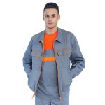 Bluza Dalwin, sivo-narandžasta