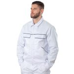 Bluza Dalwin, bijelo-siva