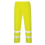 Hlače HI-Vis za kišu H441, žuta