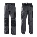 Hlače klasik SIRIUS NIKOLAS, crno-narandžasta