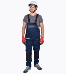 Hlače pilot Stretch RMC, tamno plava-siva