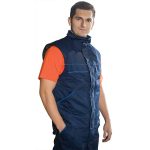 Prsluk DALWIN, futrovani, teget plava-royal plava