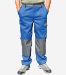 Hlače klasik Wulkan River, royal plava-siva