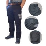 Hlače klasik TAREN SLIM, shadow blue