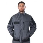 Bluza Worker, sivo-crna