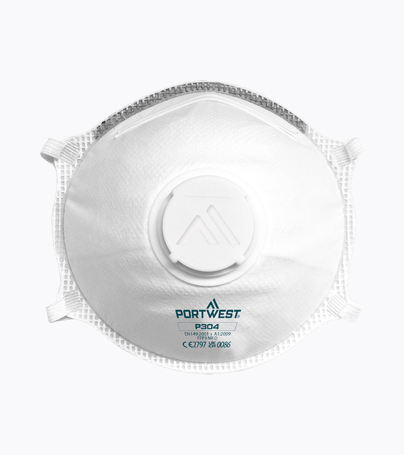 Respirator-FFP3-P304.jpg Respirator P304 FFP3 Valved Dolomite - Image 1